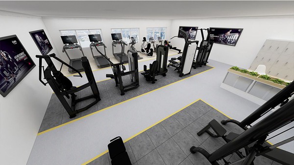 100平方健身房配置方案-广西舒华体育健身器材有限公司
